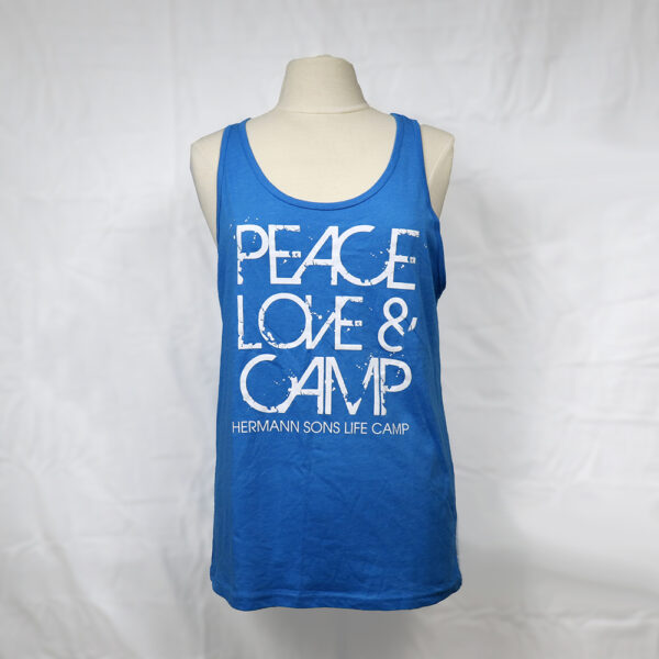 Peace Love and Camp Unisex Tank Top